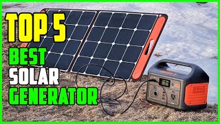 TOP 5 Best Solar Generators 2026 | Best Camping Solar Generator