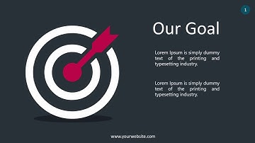Our Goal Infographic - Animated PowerPoint Template