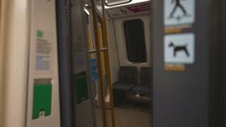 Sweden, Stockholm, Subway Night Ride From Örnsberg To Aspudden