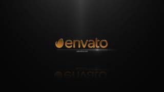 Gold And Water Splashes  Logo Reveal After Effects Template