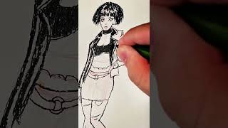 Inktober Day 18 #gothgirl #inktober #drawing #sketchbook