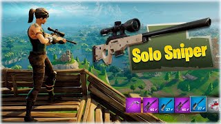 GANANDO CON SOLO SNIPER ~ FORNITE