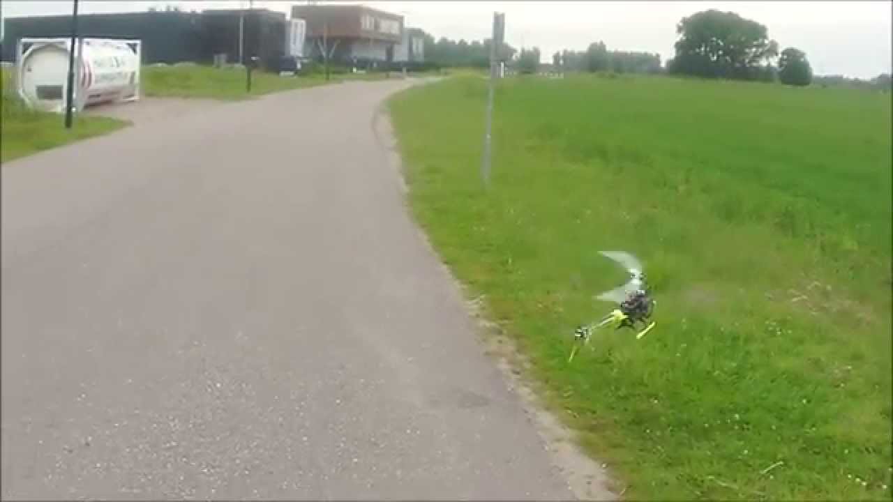 gens ace lipo review Goblin 500 last flight of the day NAKED