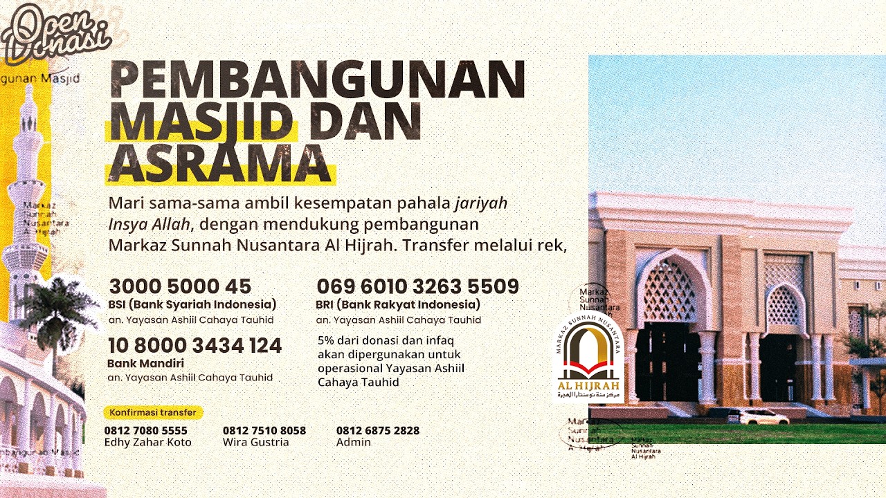 🔴 [LIVE] Shalat Tarawih 15 Ramadhan 1447 H