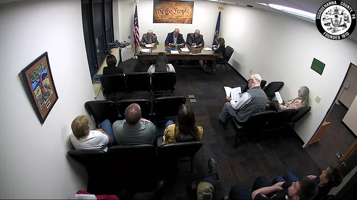Susquehanna County Commissioners' Meeting - May 14, 2025