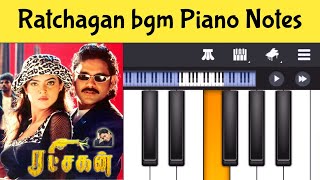 Ratchagan Bgm Piano Notes| Tamil Movie Bgms