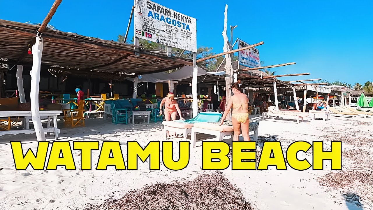 Discovering the Vibrant Streets of Watamu Beach 🇰🇪 in Africa | A Local Life Walking Tour | 4K UHD