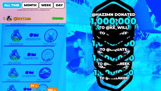 Hazem Smiting an Entire Server and Reaching 1 BILLION DONATED!
