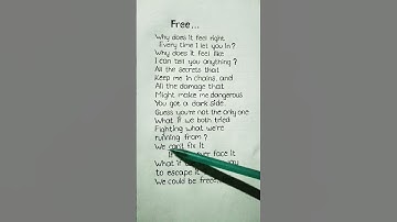 Thumbnail of K-pop Demon Hunter - "Free" (lyrics) Rumi & jinu #viral #free #kpop