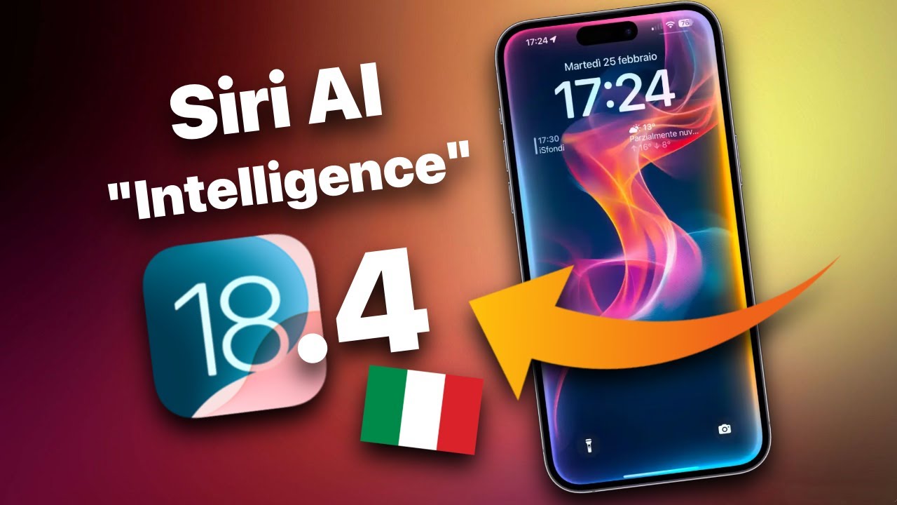 iOS 18.4: Ecco la nuova Siri su iPhone con Apple Intelligence - YouTube