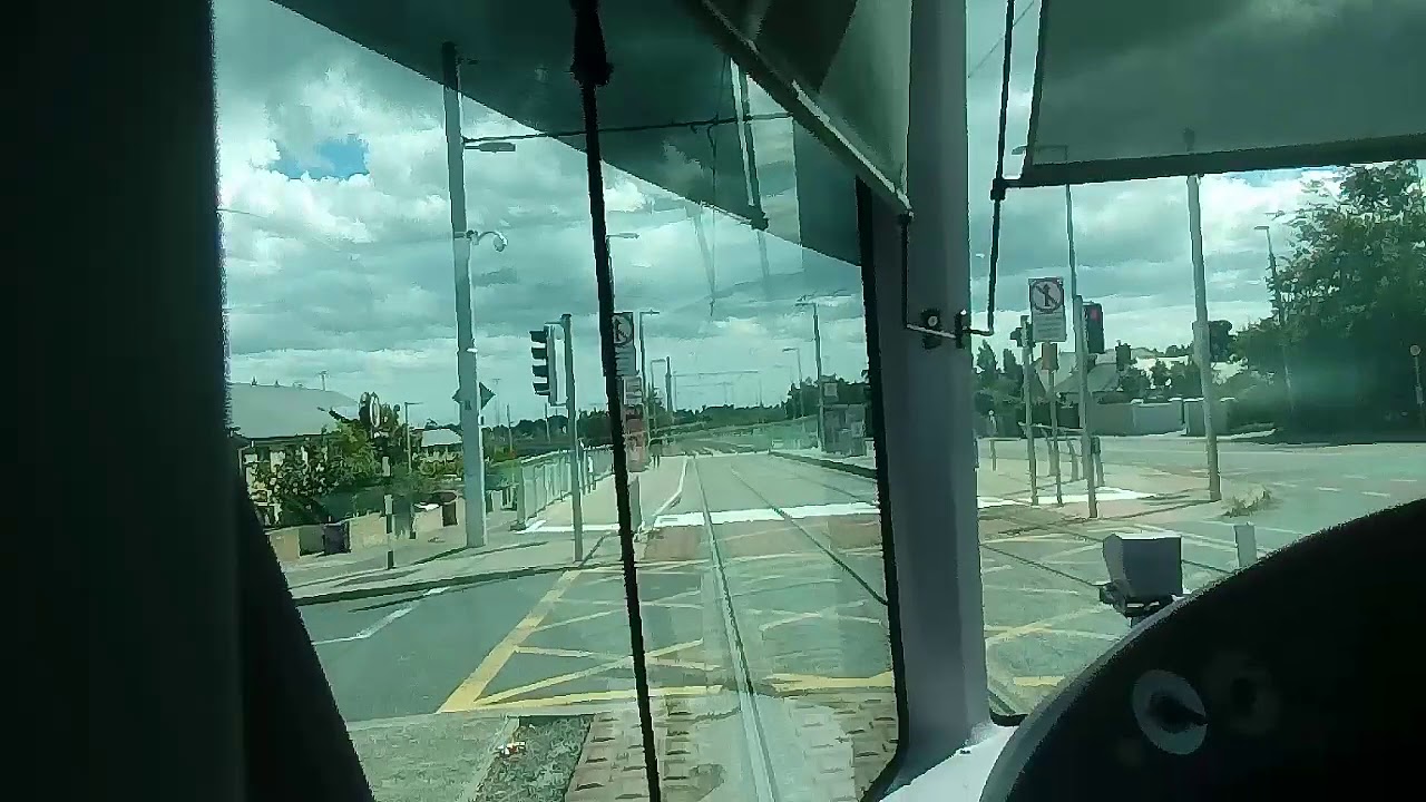 LUAS Dublin Tram. Sandyford to Brides Glen. 9/8/2018.
