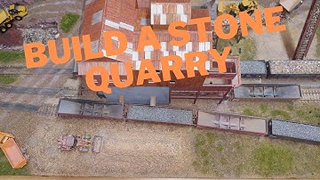 Building a Realistic Quarry with Walthers Cornerstone Kit: Model Train Scenery Tour