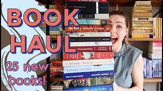 BOOK HAUL 📚 // 25 new books added to my shelves