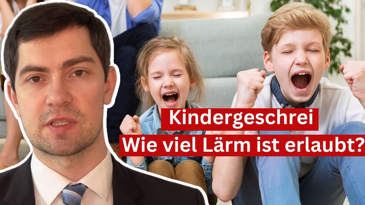 Anwalt erklärt: Das können Mieter gegen laute Kinder tun