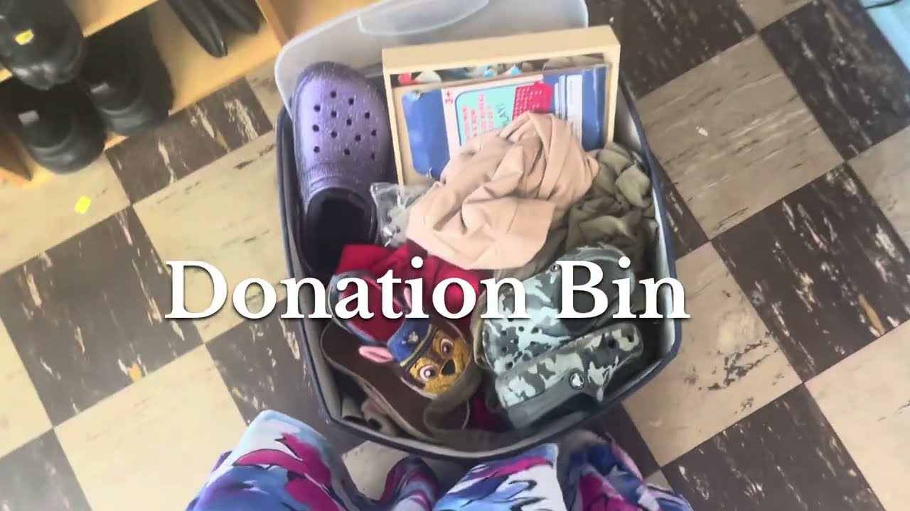 Declutter entryway for back to school