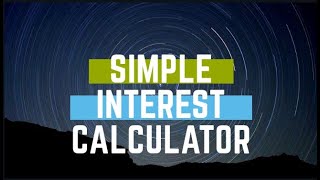 Simple Interest Calculator screenshot 1