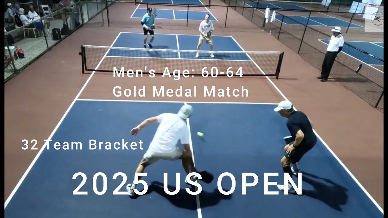 Men's Doubles Age: 60-64 - Gold Medal Match - US OPEN Pickleball Tournament 2025