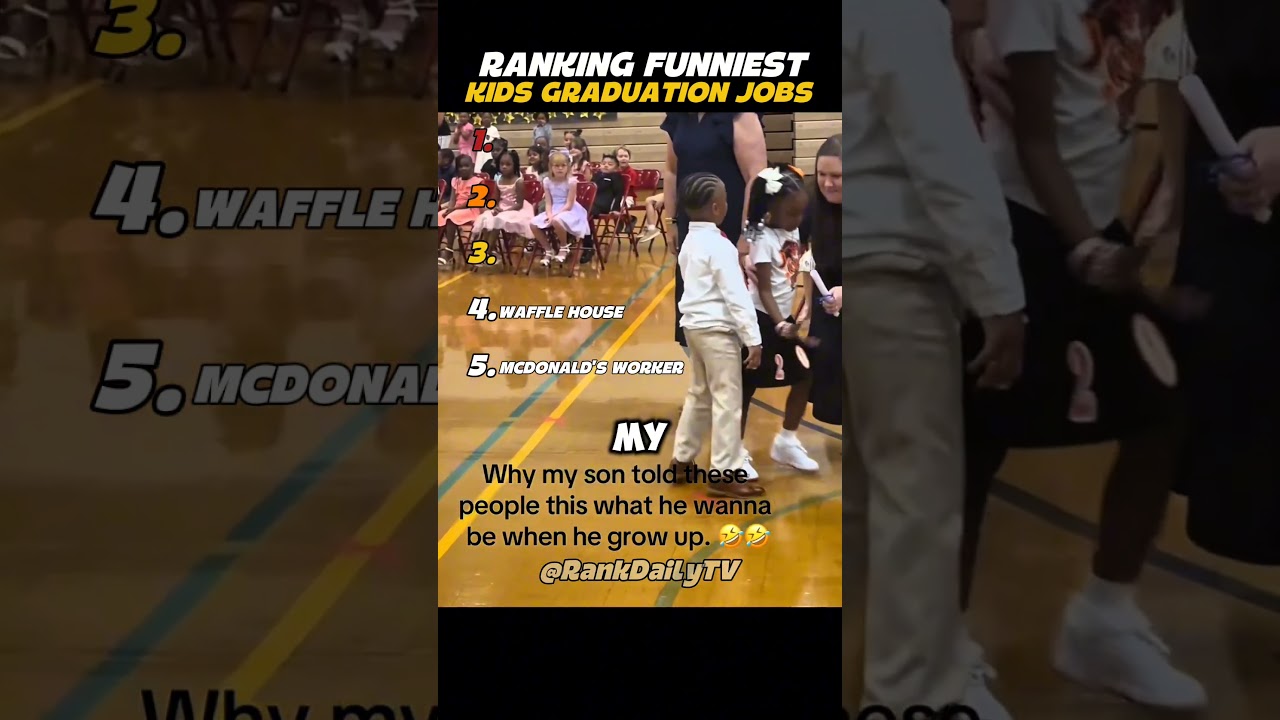 Ranking Funniest Kids Graduation Jobs 🤣🔥 