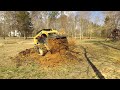 Cutting a large swale to improve yard drainage