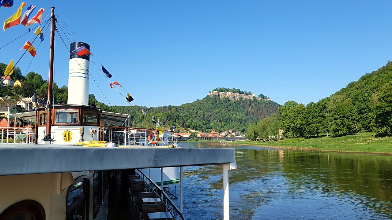 Dampfer Dresden I Königstein - Ústí - Litoměřice (CZ) I 30 jähriges Jubiläum von Schütz Zahntechnik