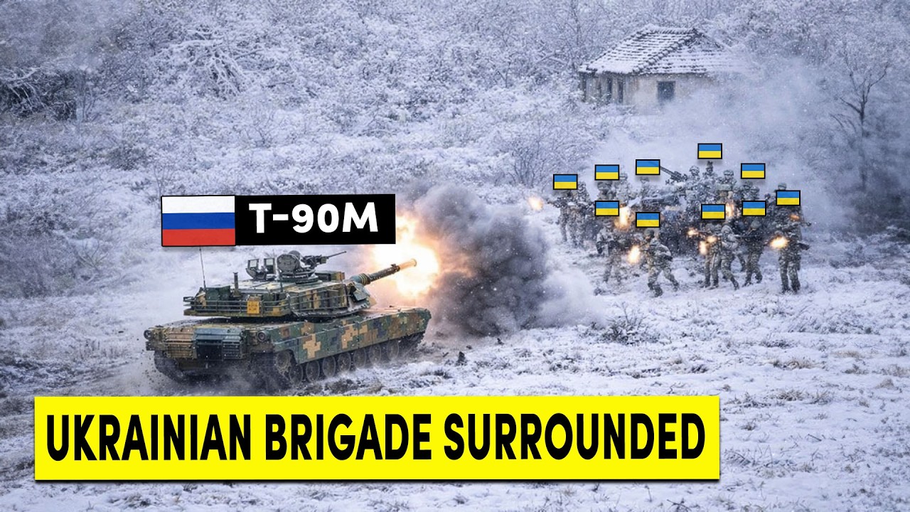 A Ukrainian Brigade Surrounded an Russian T-90M - Then THIS Happened...
