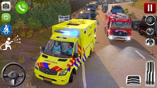 Ambulance Car Games 2023 - Ambulance Simulator 2023 - Android GamePlay screenshot 5