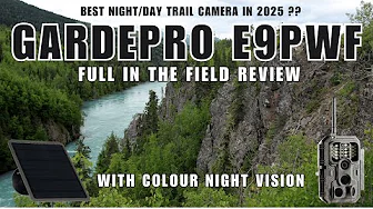 Best Wildlife Trail Camera in 2025? GardePro E9PWF Wireless Camera with Colour Night Vision Review