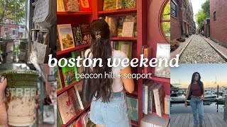 Weekend in Boston Vlog | Exploring Beacon Hill + Seaport