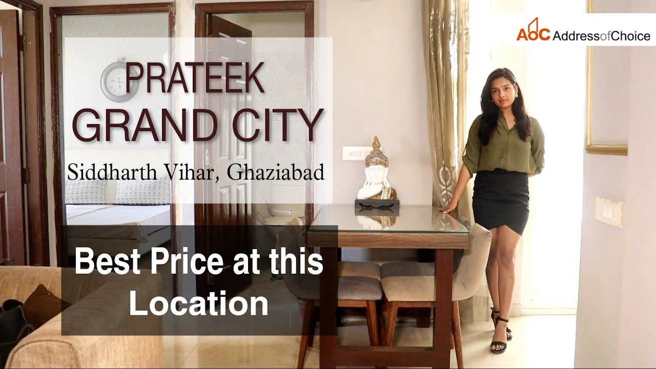 Prateek Grand City Siddharth Vihar | Ready to Move-In-Flats in Ghaziabad | 3BHK Sample Flat
