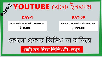 How To Make Money On Youtube Without Making Videos Bangla 2021 | Part-2