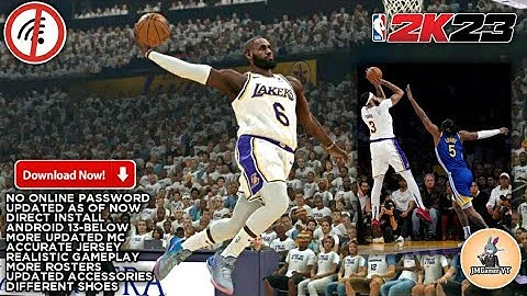 2K23 Updated Roster Android Offline | HD Graphics | No F1VM | Gameplay | Lakers vs Warriors 2K23
