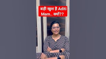 UGCNET Dec 2023 | Badi khush😁 hai Aditi mam.. kyun? #shorts #shortsfeed #ugcnet #update