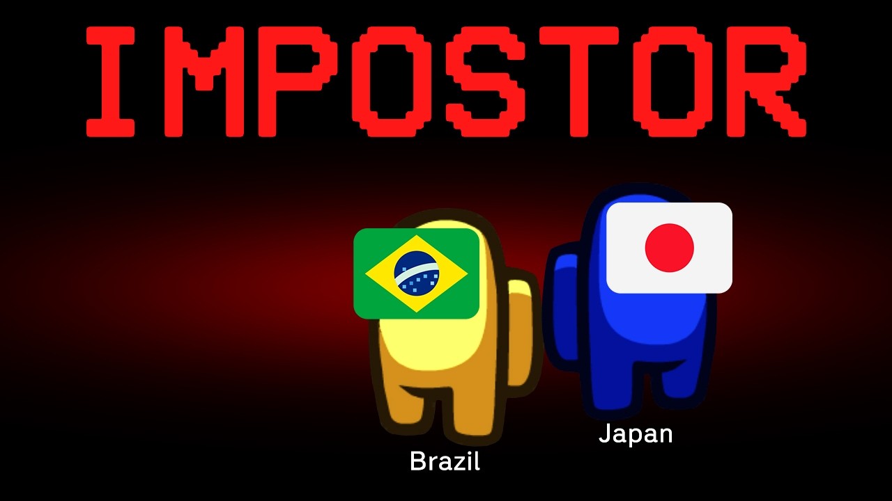 Among Us but Brazil vs Japan are the Impostors