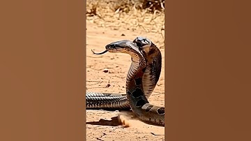Clash of Giants Python Faces the KingCobra#shorts#kingcobra#animals#kingsnake#meerkat #shorts