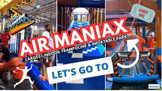 Largest Indoor Trampoline and Inflatable Park - Air Maniax - Abu Dhabi UAE