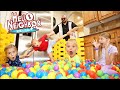 Surprising Neighbor With Ball Pit Kitchen For His Happy Birthday Wish!