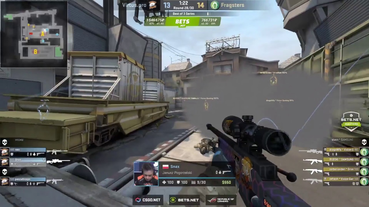 Virtus.Pro vs Fragsters 07.04.2018 (vp vz Fragsters)