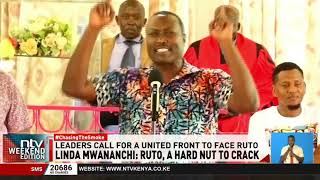 Linda Mwananchi faction admits that removing President Ruto from power requires opposition unity