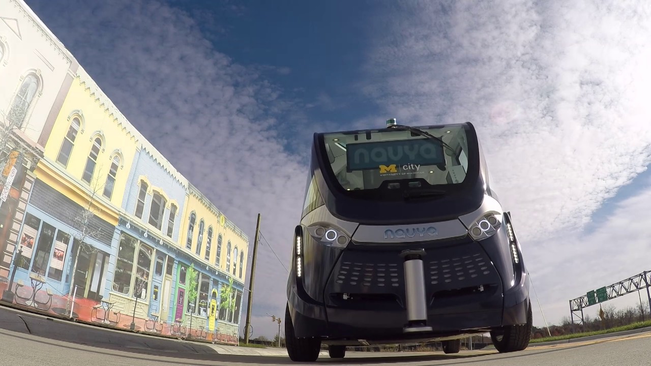 Mcity NAVYA ARMA Driverless Shuttle