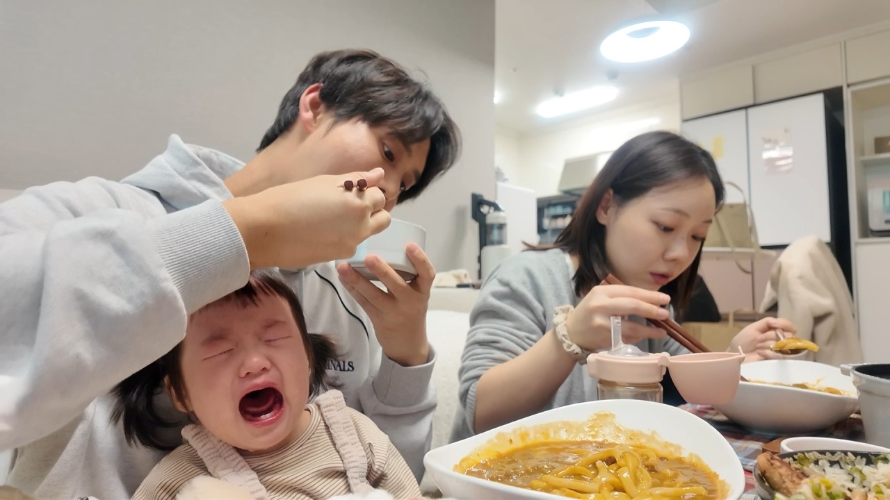 채원아 미안해 엄마 아빠 밥 좀 먹ㄱ..