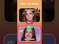 Would you rather choose Angelina Jolie or Margot Robbie? #wouldyourather #quiz #appstore #trivia