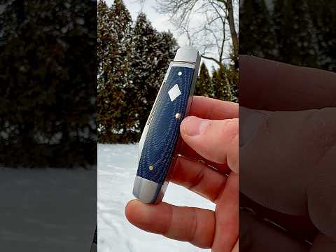 RoseCraft Blades Barren Fork Jack Blue Denim Micarta. Traditionalpocketknives.com