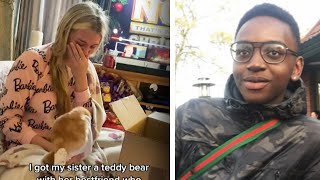 19-Year-Old Gifted Teddy Bear With Voice of Deceased Friend