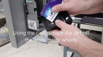 Bill Acceptor Cleaning for FasCard and LaundryCard