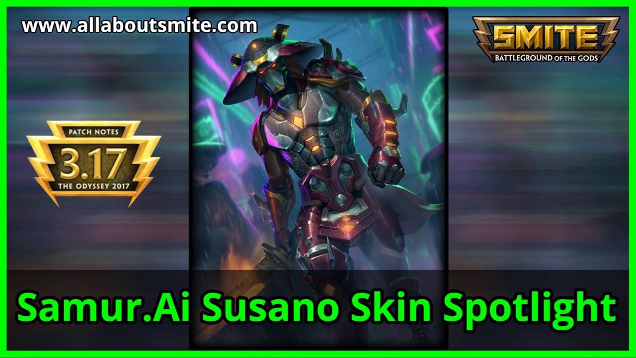 Smite - Steel Samurai Susano (Skin Spotlight) | allaboutsmite