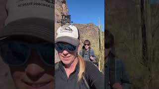 Hiking Picacho Peak near Tucson, Arizona