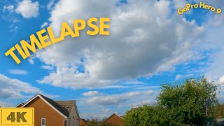 Sky with Clouds  Timelapse - Classical Music | 4K HD VIDEO | GoPro Hero 9 | England | UK