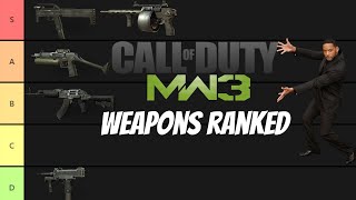 Call of Duty: Modern Warfare 3 - Weapons Tier List