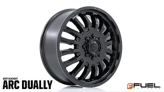 FUEL D867 ARC DUALLY | 22X8.25 | BLACKOUT