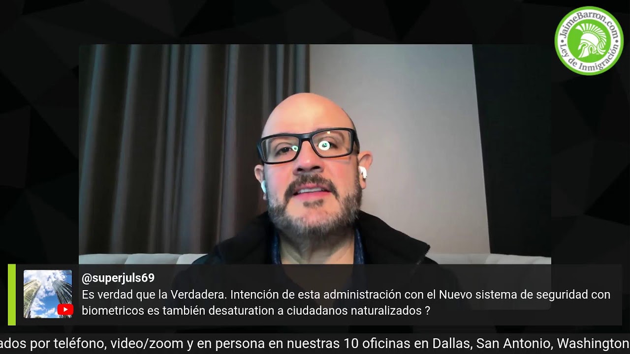 Domingo de Inmigracion con Jaime Barron